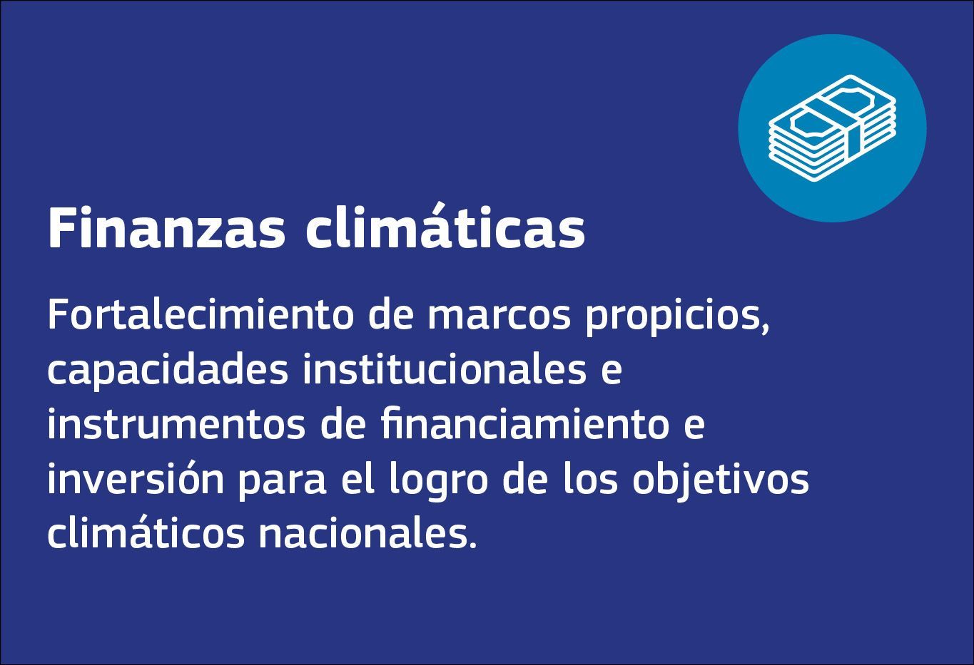 Finanzas climáticas