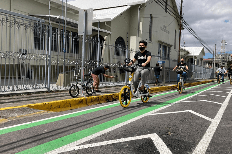 Inauguración ciclovía Montes de Oca, Costa Rica