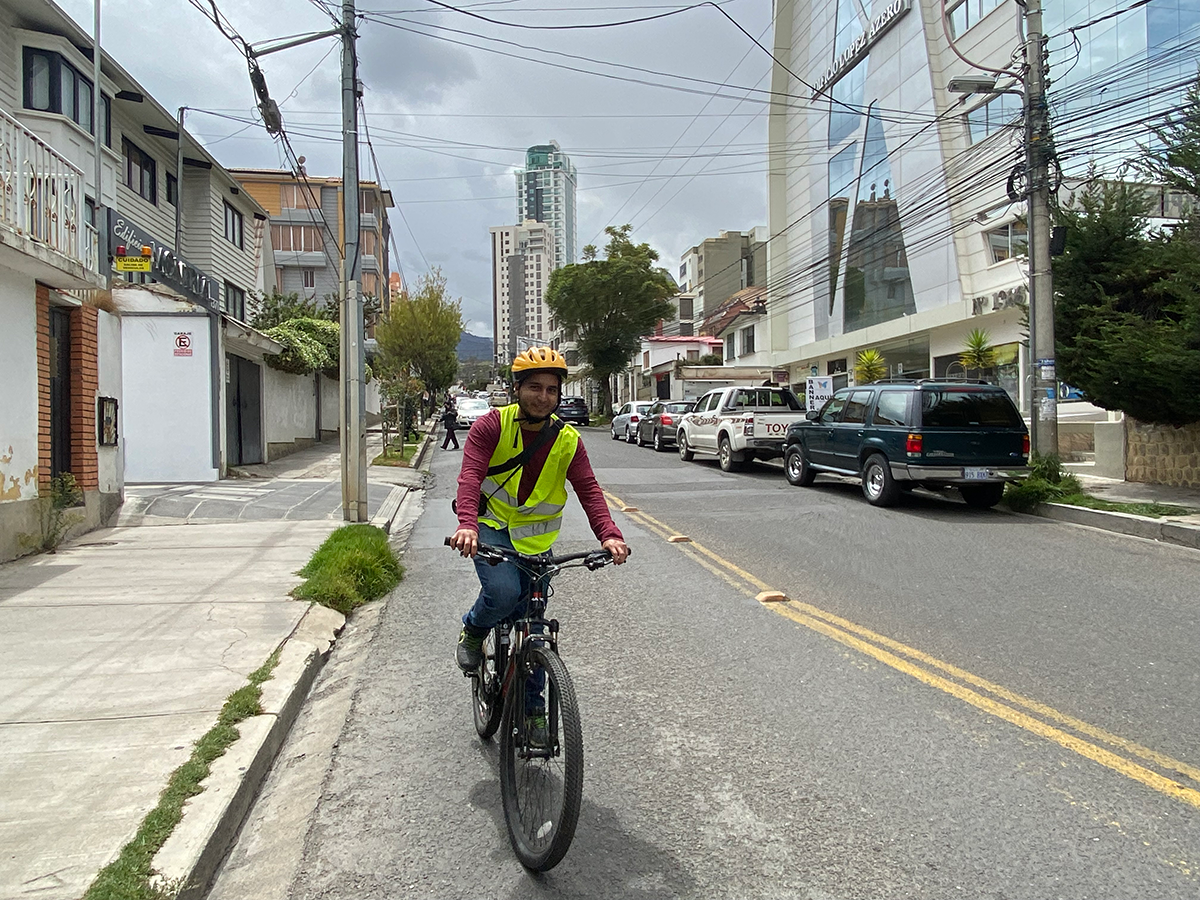 inicio ciclovia La Paz Bolivia 2