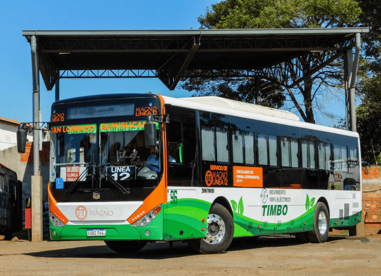 Bus electrico Asuncion