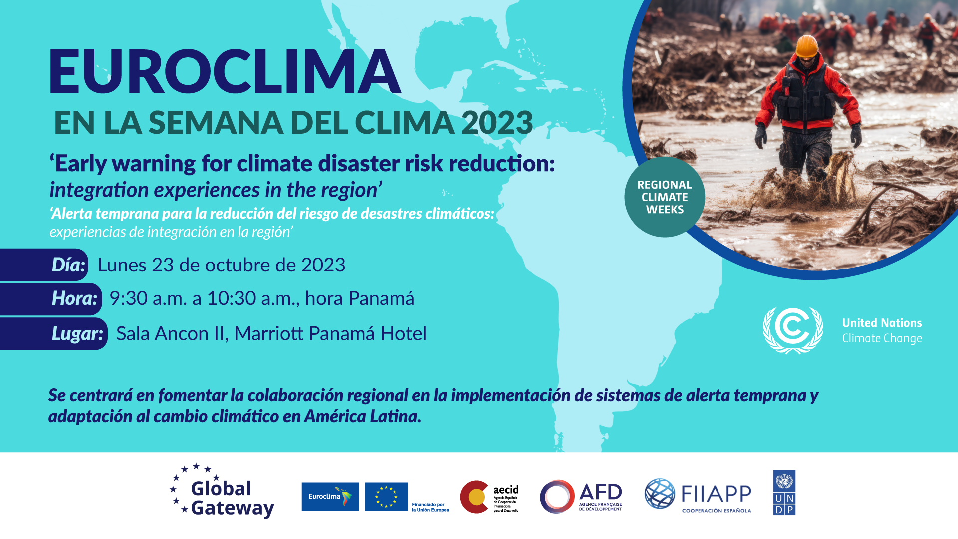 AECID Invitacion EUROCLIMA en la semana de Agua 1