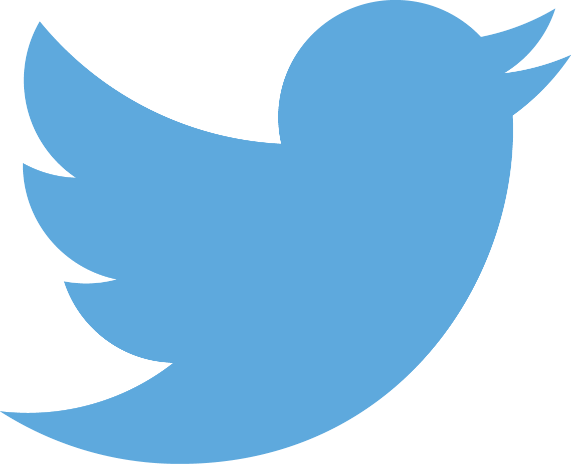 Twitter logo blue