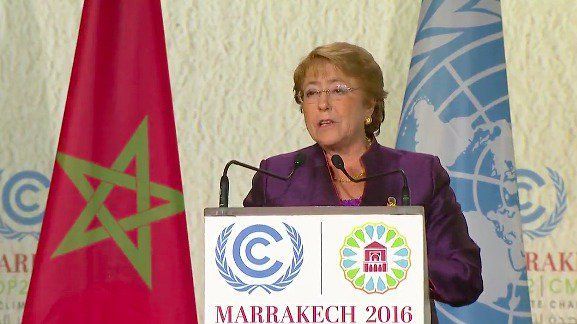 COP22 Intervencion CL Michelle Bachelet 15.11.16d