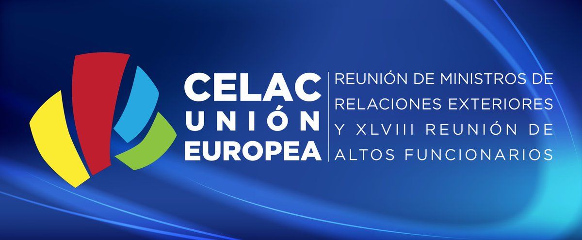 Reunion Cancilleres CELAC UE logo