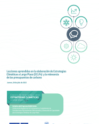 Lecciones aprendidas en la elaboración de Estrategias Climáticas a Largo Plazo (ECLPs) y la relevancia de los presupuestos de carbono