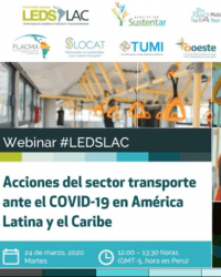 Acciones del sector transporte ante el COVID19 en LAC