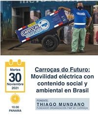 MOVE: Carroças do Futuro, movilidad eléctrica con contenido social y ambiental en Brasil