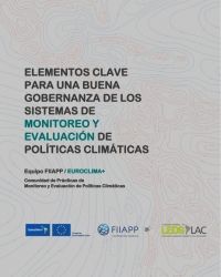 Elementos clave para una buena gobernanza de los sistemas de M&E de Políticas Climáticas