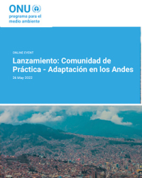 Adaptación en los Andes Lanzamiento y sesión informativa 
