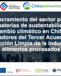 Indicadores del Tercer Acuerdo de Producción Limpia de la industria de alimentos procesados en Chile