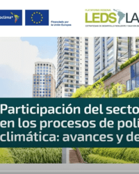 Participación del sector privado en los procesos de política climática avances y