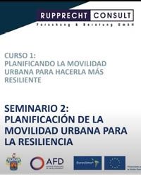 Curso 2: Planificando la movilidad urbana para hacerla más resiliente 
