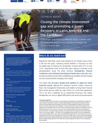 Closing the climate investment gap and promoting a Green Recovery in Latin America and the Caribbean. 