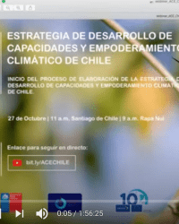 Lanzamiento del proceso Estrategia Capacidades y Empoderamiento Climático Chile