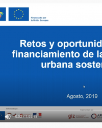 Retos y oportunidades para financiamiento de la movilidad urbana sostenible