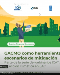 Evento regional conjunto: GACMO como herramienta para establecer escenarios de mitigación