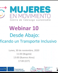 Desde abajo: Planificando un transporte inclusivo