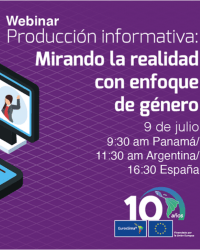 Producción informativa: mirando la realidad con enfoque de género