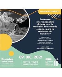 Encuentro internacional de plataformas de montaña: Fomentando espacios para la colaboración multiactor