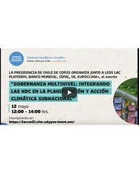 LACCW 2021-Gobernanza multinivel: integrando las NDC en planificación y acción climática subnacional