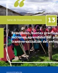 Resultados, buenas prácticas y lecciones aprendidas del proceso de transversalización del enfoque de género