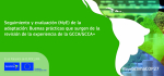 Seguimiento y evaluación (MyE) de la adaptación: Buenas prácticas que surgen de la revisión de la experiencia de la GCCA/GCCA+ 