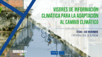 Visores de información climática para la adaptación al cambio climático