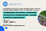 Gobernanza multinivel: integrando las NDC en la planificación y acción climática subnacional