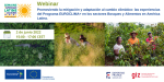Promoviendo la mitigación y adaptación al cambio climático: las experiencias del programa EUROCLIMA+ en los sectores Bosques y Alimentos en América Latina